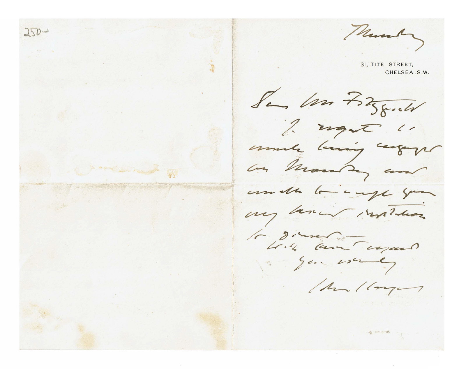 John Singer Sargent Declines Another Dinner Invitation - 3