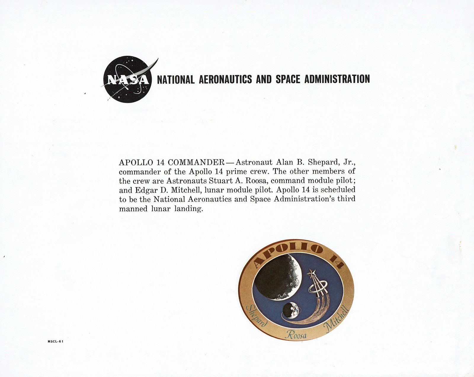 Alan Shepard 5 Signed NASA Items - 5