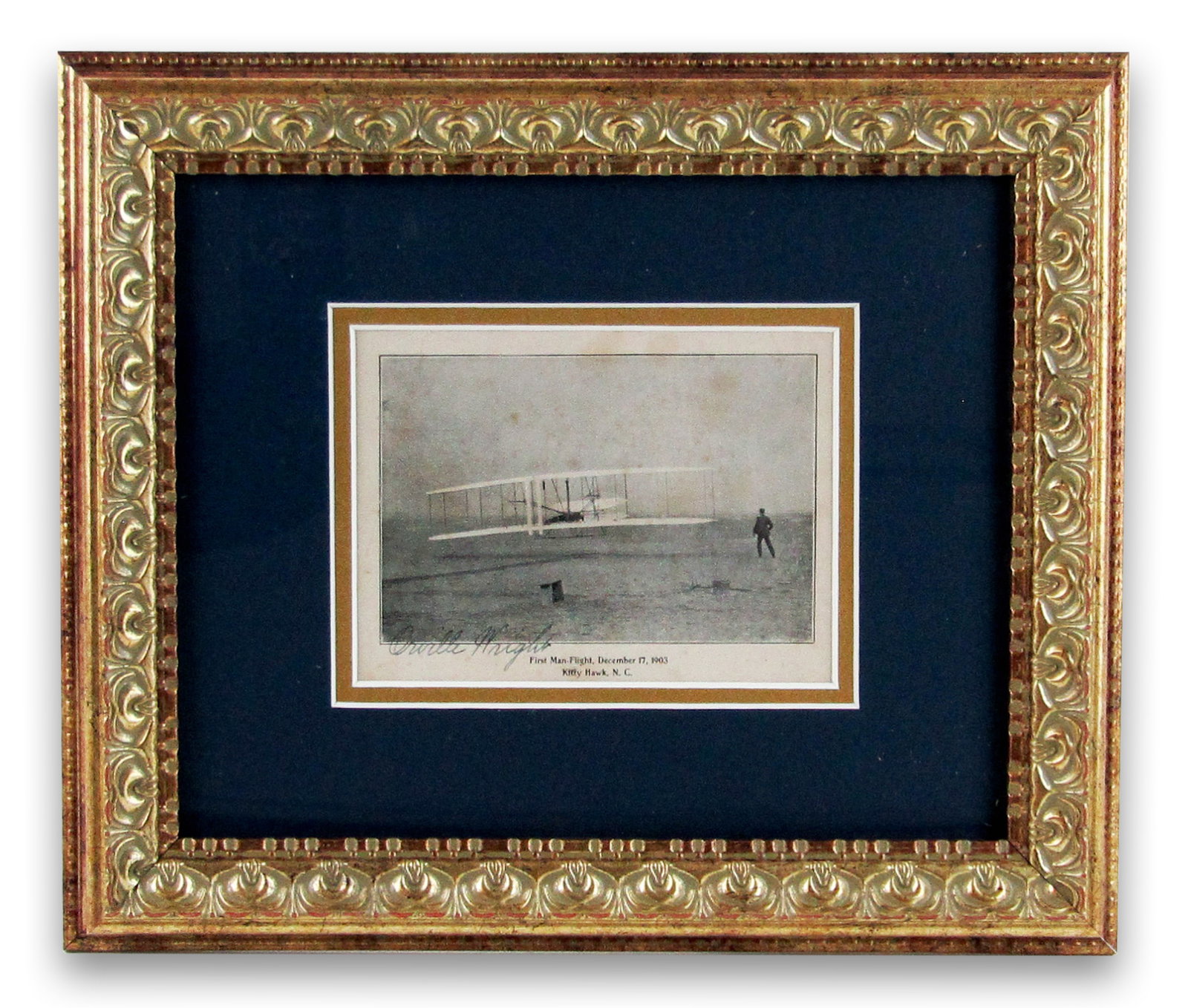Orville Wright Signed "First Flight" Photo - 2