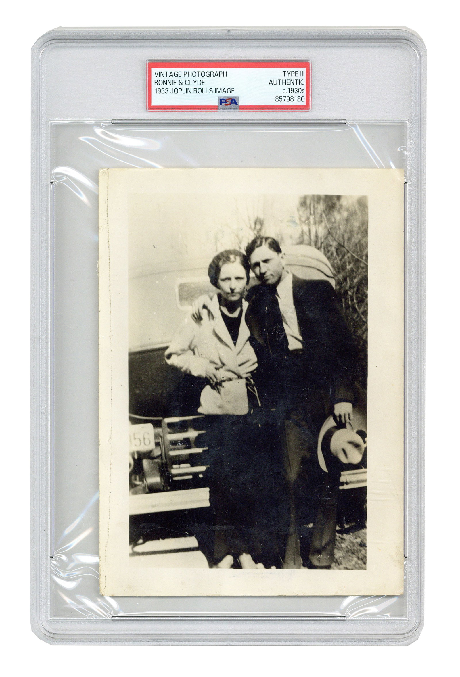 Bonnie & Clyde PSA Type III Photo from Notorious "Joplin Rolls" (1 of 3)