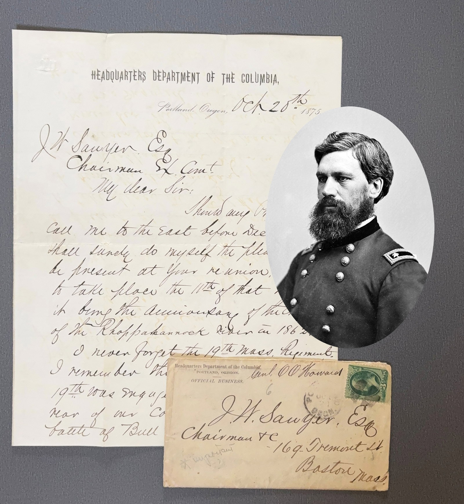O.O. Howard Recounts a Rebel Woman's Defiant Taunt: "You will have to traverse a high-Hill, get (1 of 3)