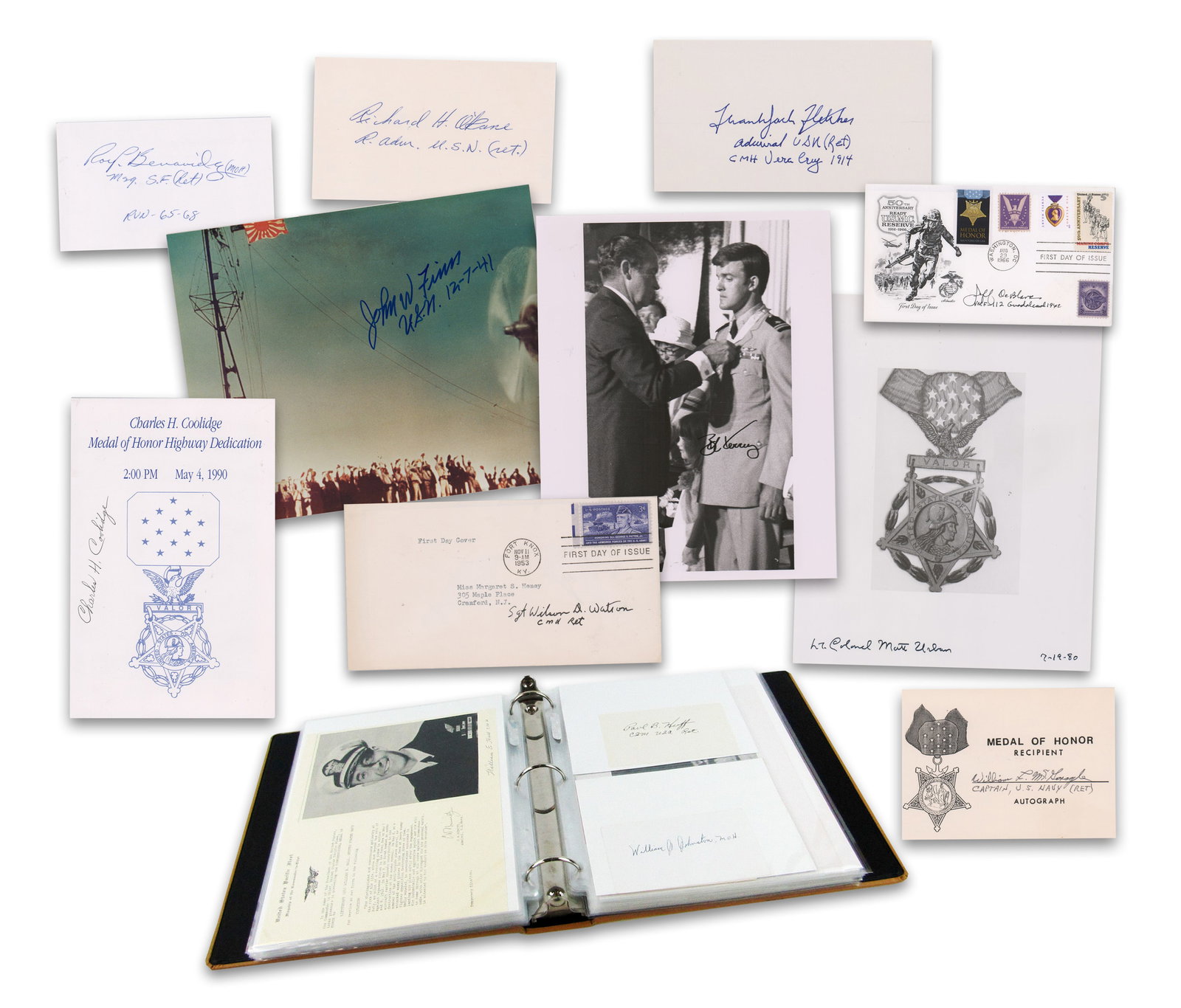 50 Medal of Honor Recipients Autograph Collection, WWII Thru Vietnam!: Military Notables various, various 50 Medal of Honor Recipients Autograph Collection, WWII Thru Vietnam! Archive An extensive autograph collection of 50 Medal of Honor recipients who served between