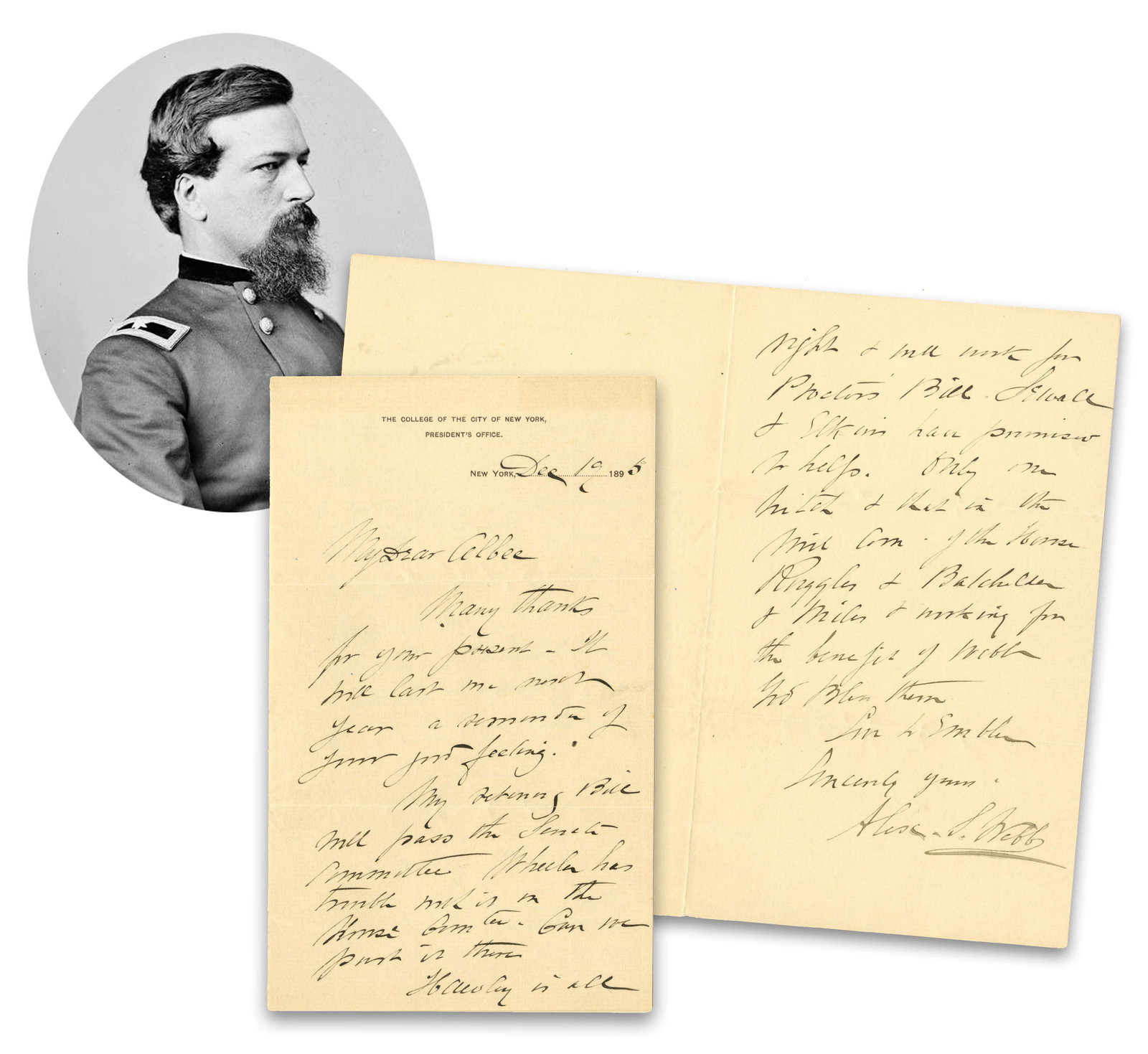 Gettysburg Hero Alexander Webb ALS on His "Retiring Bill" (1 of 4)