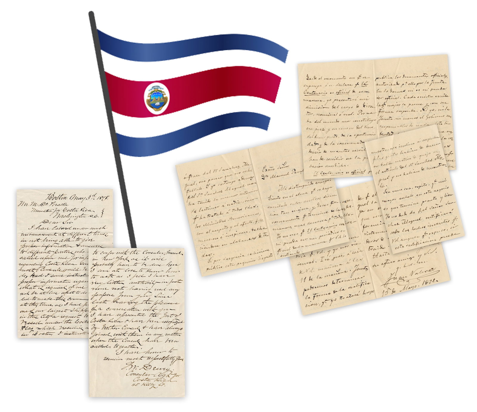 Two ALSs Re: 19th C. Costa Rica (1 of 9)