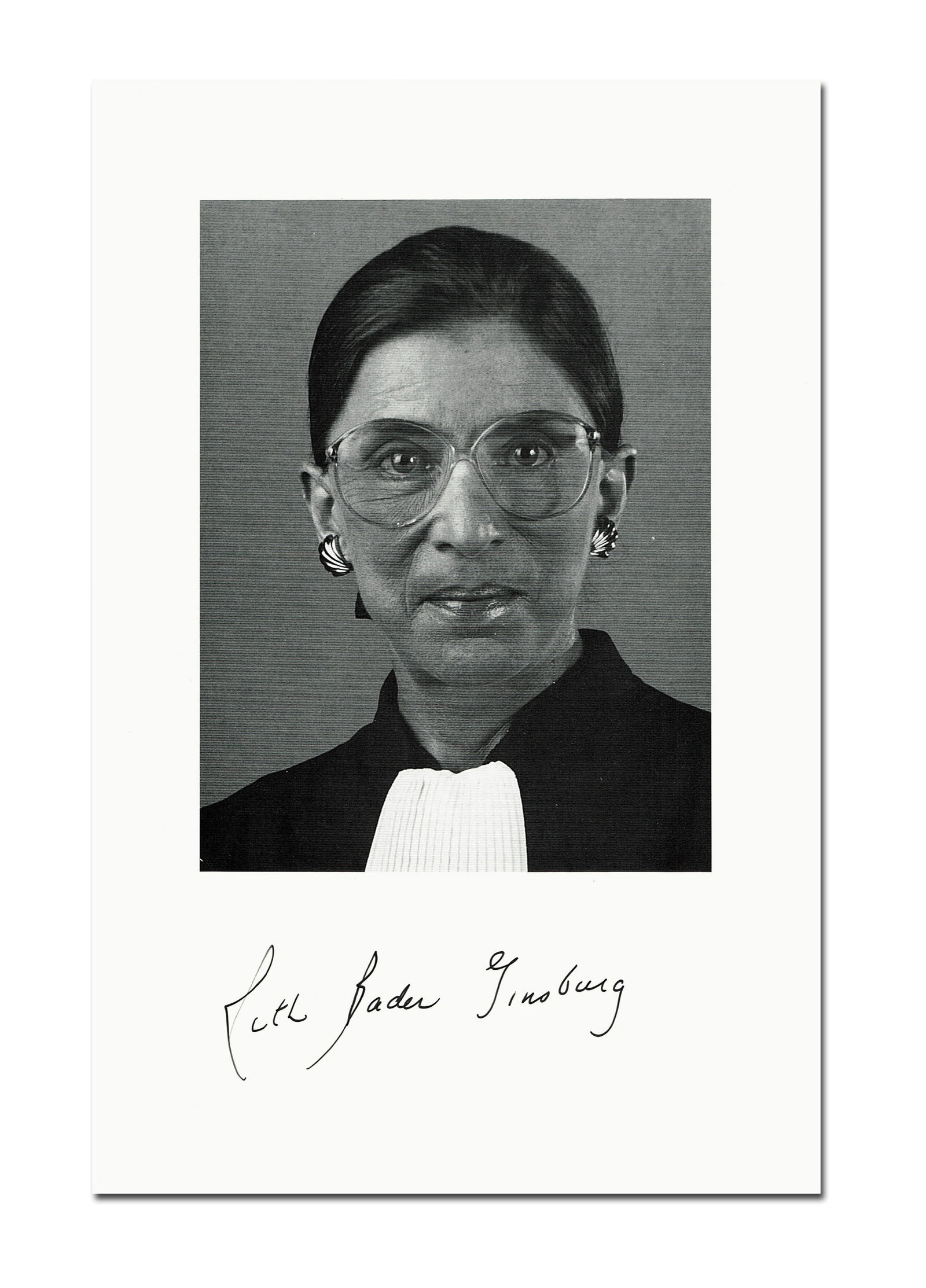 Ruth Bader Ginsburg Signed Photo as Supreme Court Justice (1 of 2)