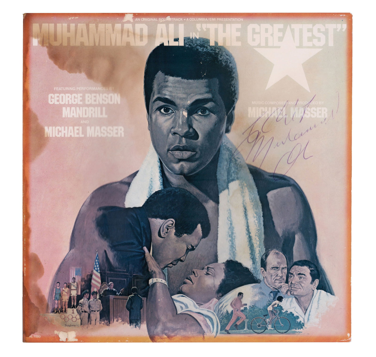 Muhammad Ali Signed Record Sleeve, "The Greatest" (1 of 3)