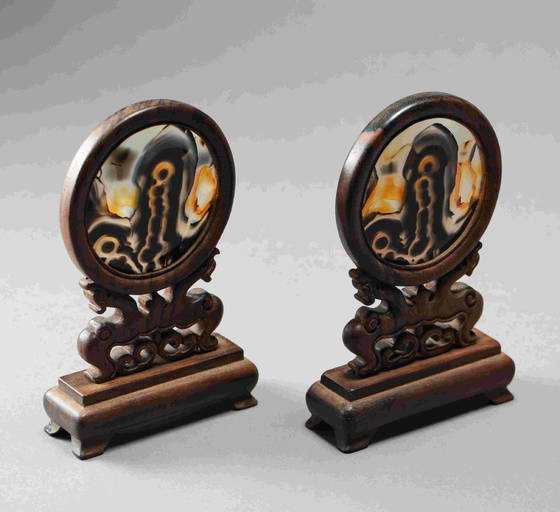 QING DYNASTY AGATE SMALL TABLE SCREEN Feb 28, 2019 New Orientation