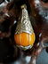 Natural Amber inlaid Tibetan silver Pendant