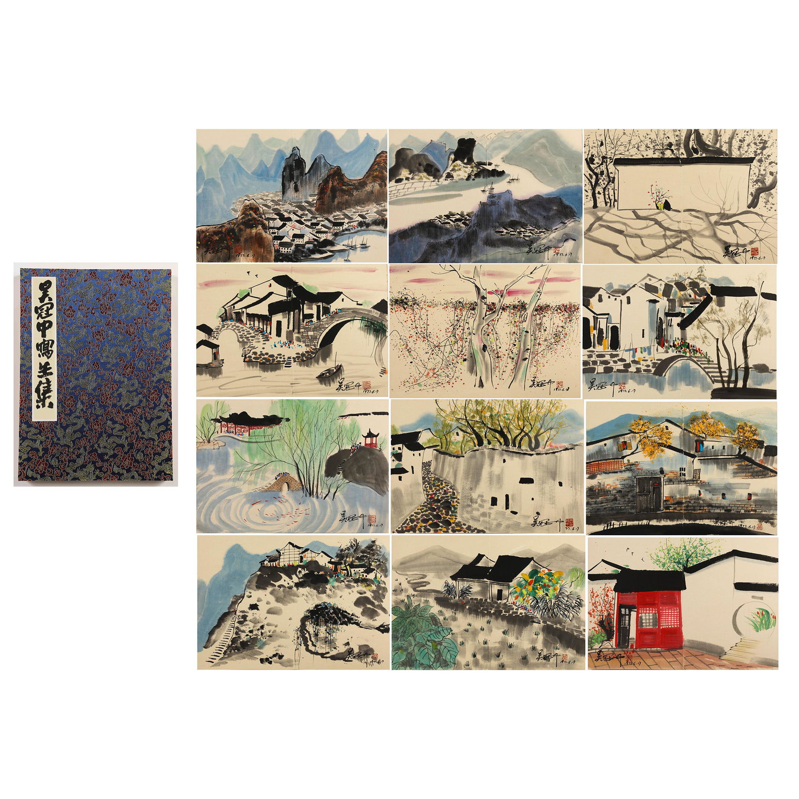 Sketches by Wu Guanzhong (1 of 17)