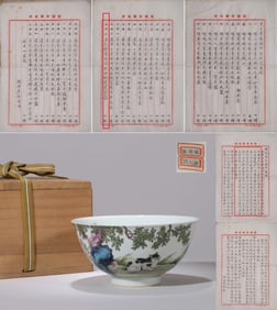 A falangcai cat bowl