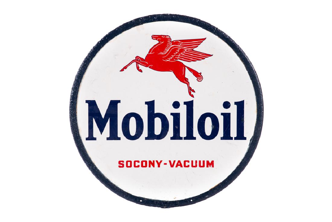 Mobil Oil Socony-vacuum Porcelain Sign (1 of 6)