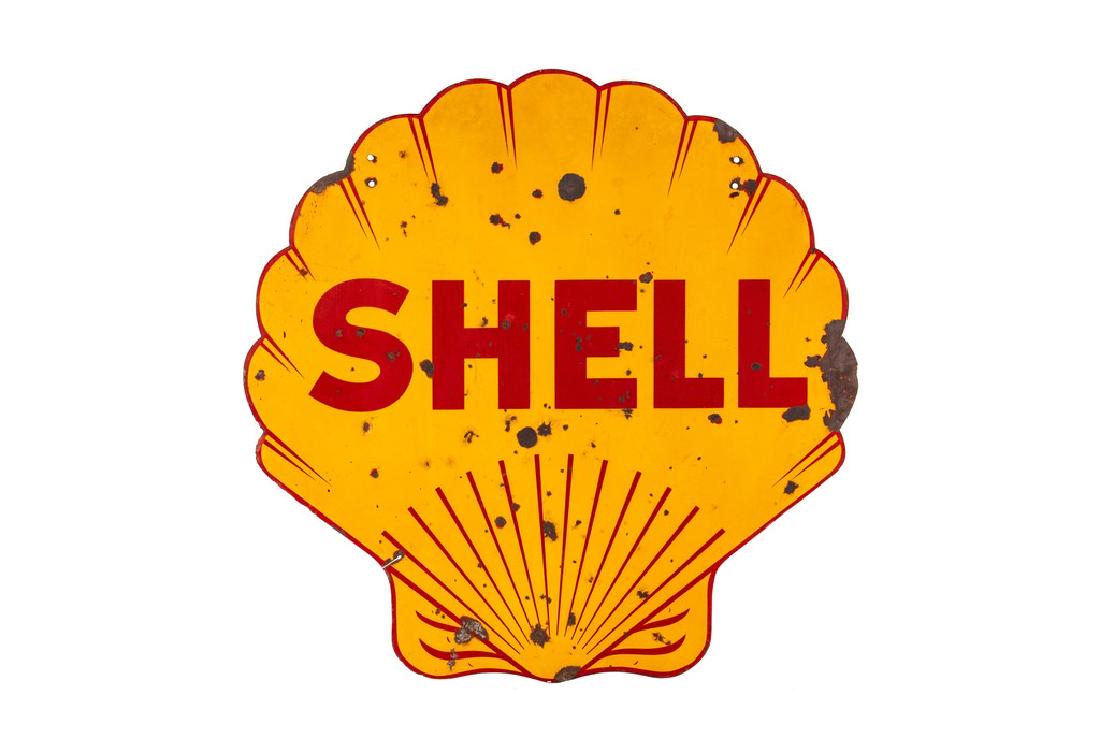 Shell Oil Pecten Porcelain Sign (1 of 6)