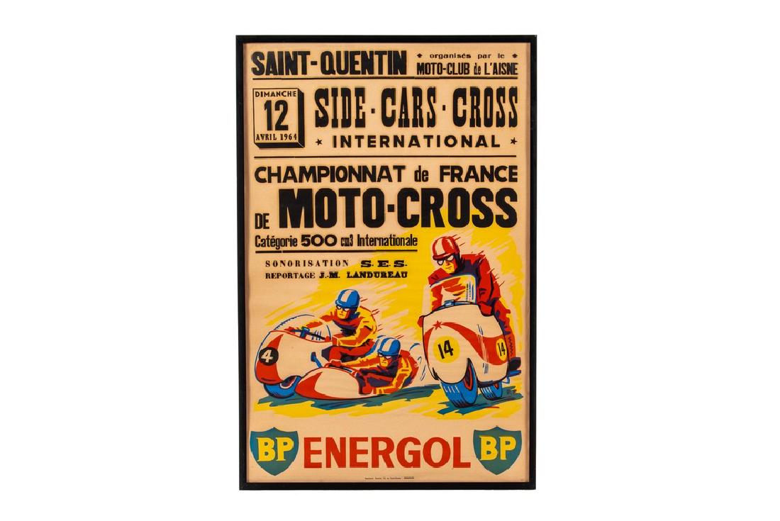 Bp Energol Moto-Cross Framed Poster (1 of 4)