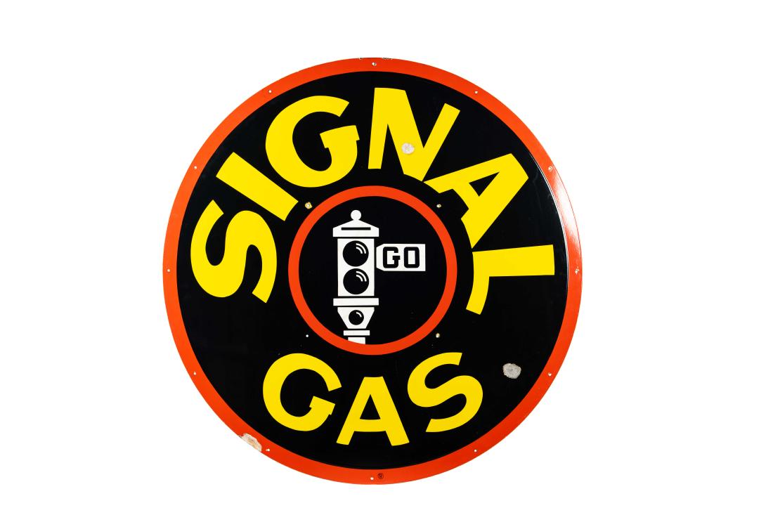 Signal Go Gas Porcelain Sign (1 of 5)
