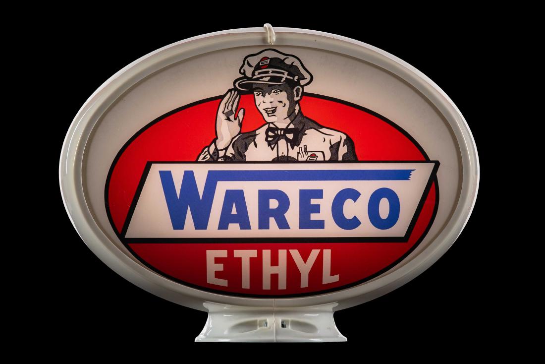 Wareco Ethyl Oval Gas pump Globe Plastic Body (1 of 6)