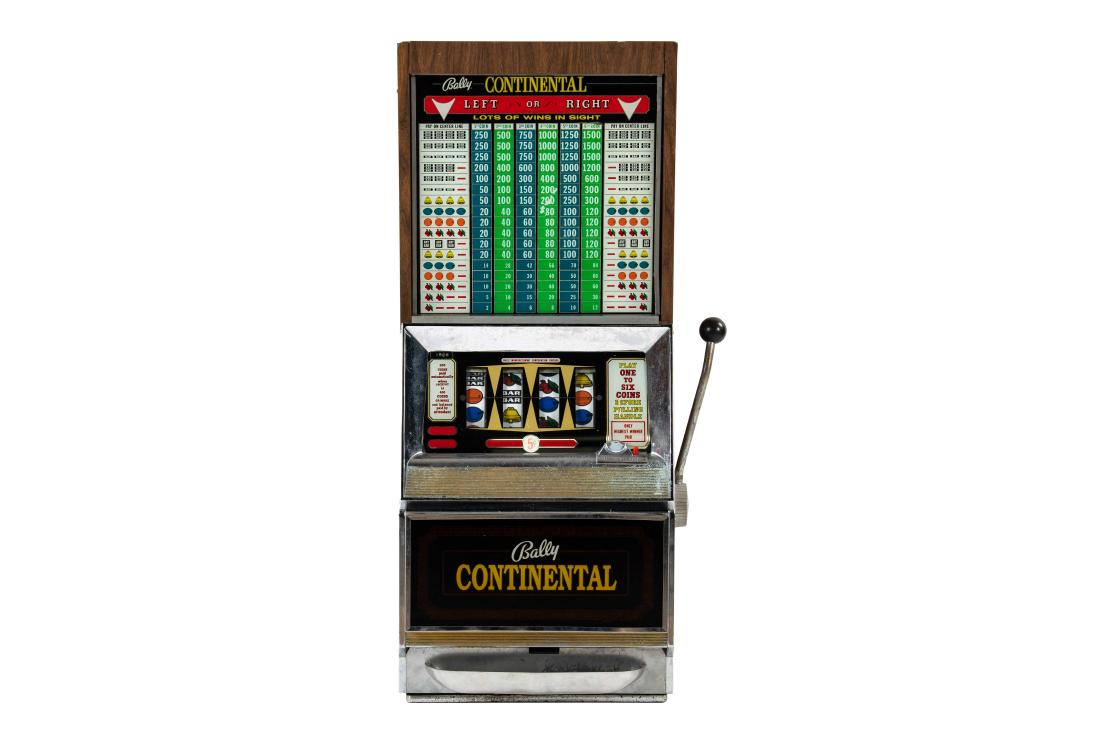 Late 60's Bally Super Continental 5c Slot Machine