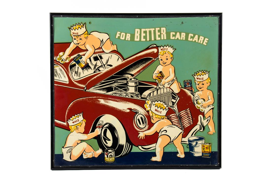 Whiz Car Care Tin Sign (1 of 4)
