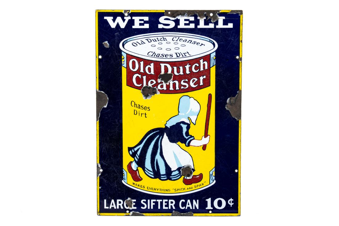 Early Old Dutch Cleanser Sign (1 of 4)