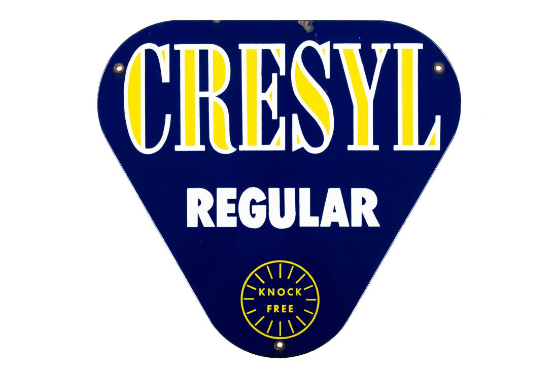 Cresyl Gasoline Gas Pump Plate (1 of 4)