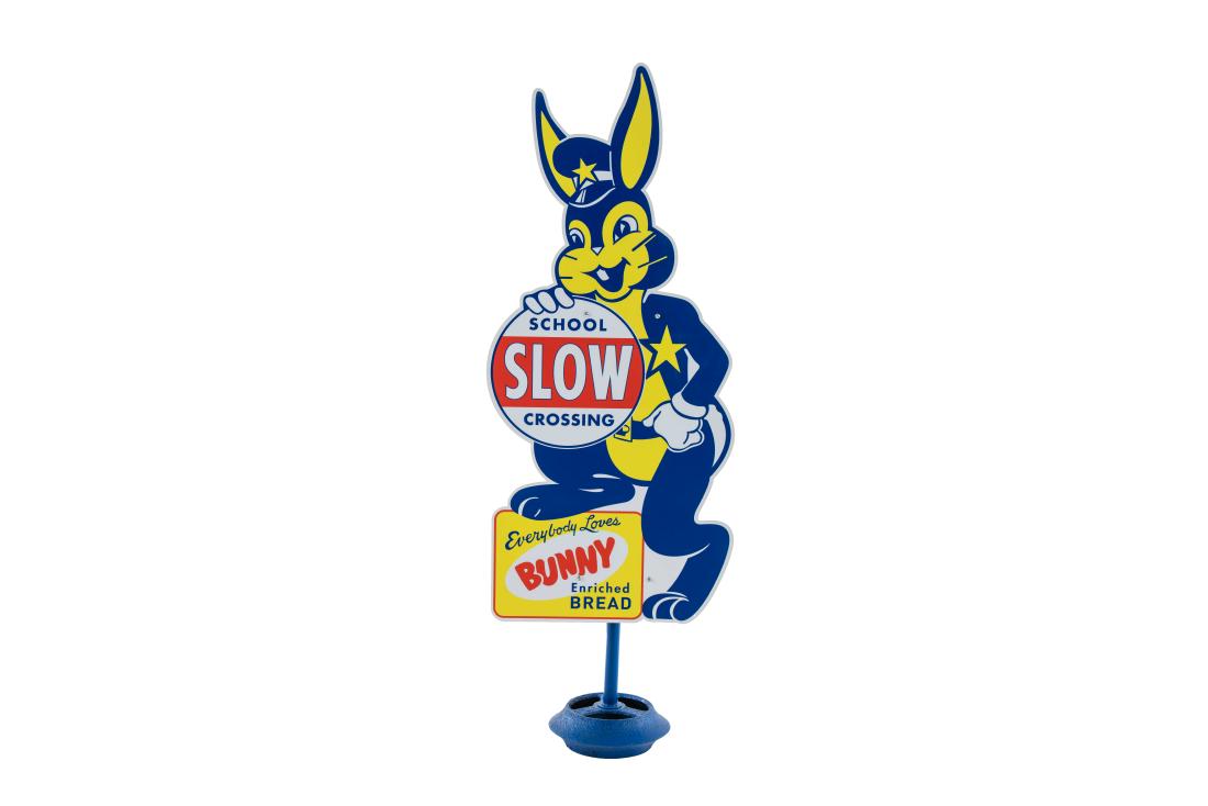 Bunny Bread School Crossing Sign Reproduction  (1 of 3)