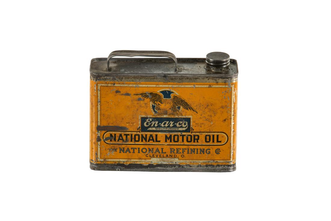Early En-Ar-Co Motor Oil Half Gallon Oil Can (1 of 4)