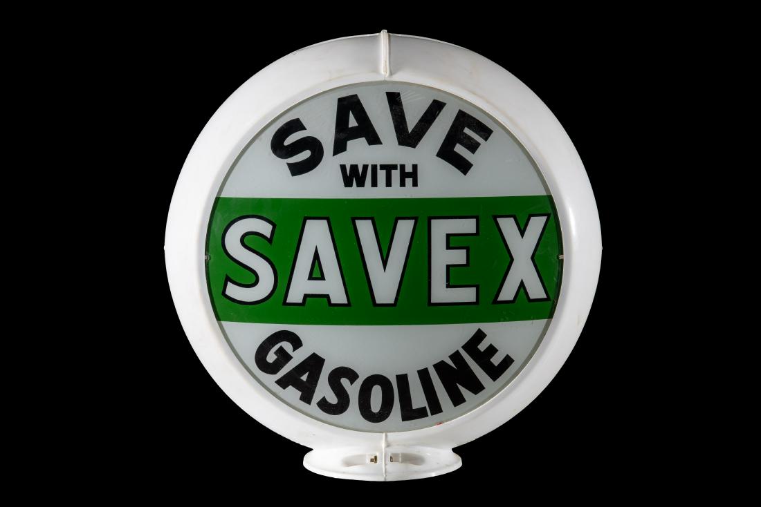 Savex Gasoline Gas Pump Globe (1 of 6)