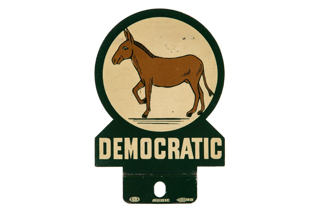 Democratic Party License Plate Topper (1 of 2)