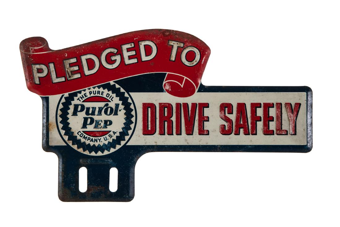 Pure Purol Pep License Plate Topper (1 of 2)