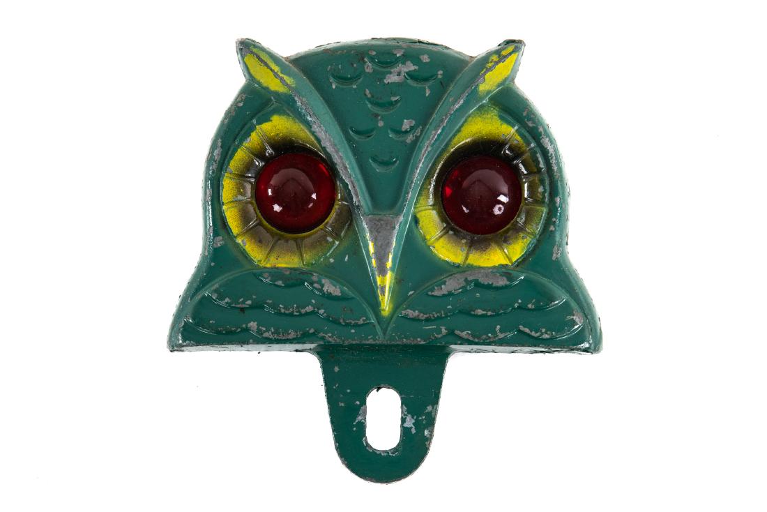 Rare Owl License Plate Topper (1 of 2)