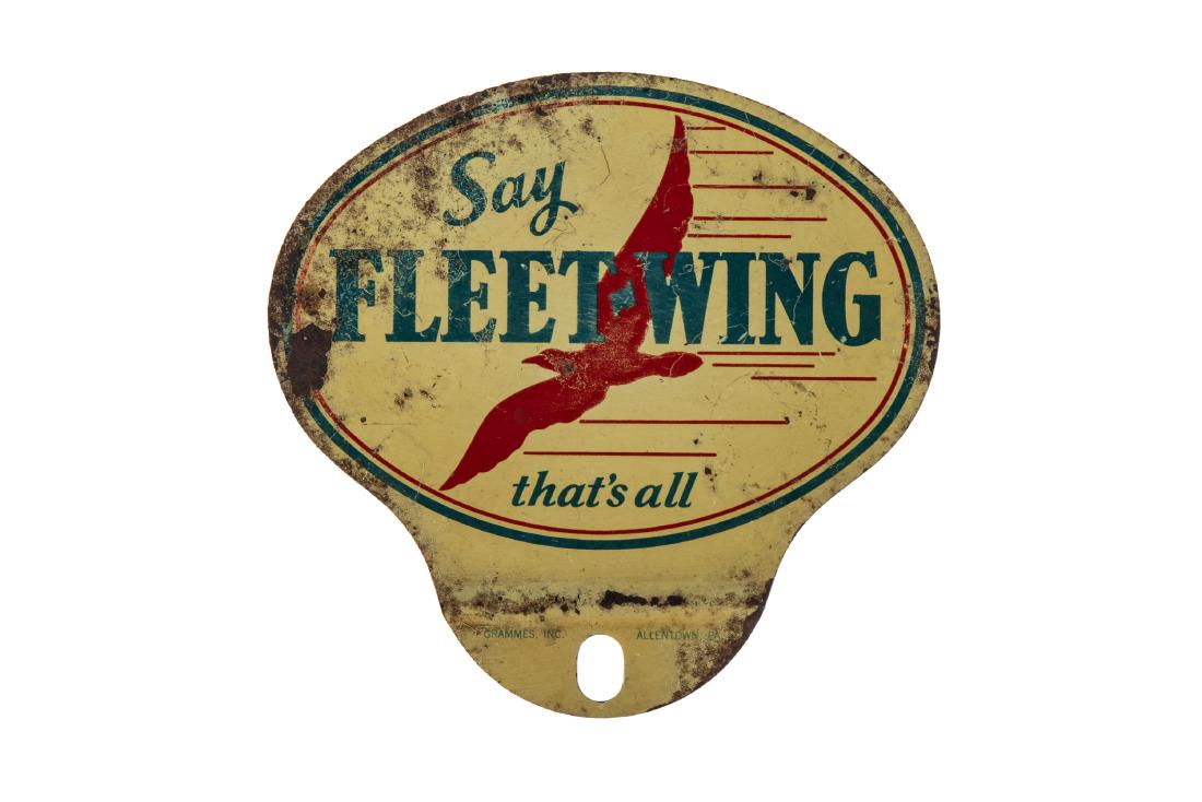 Fleet-Wing Gasoline License Plate Topper (1 of 2)