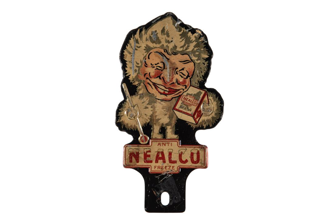 Rare Nealco Anti-Freeze License Plate Topper (1 of 2)