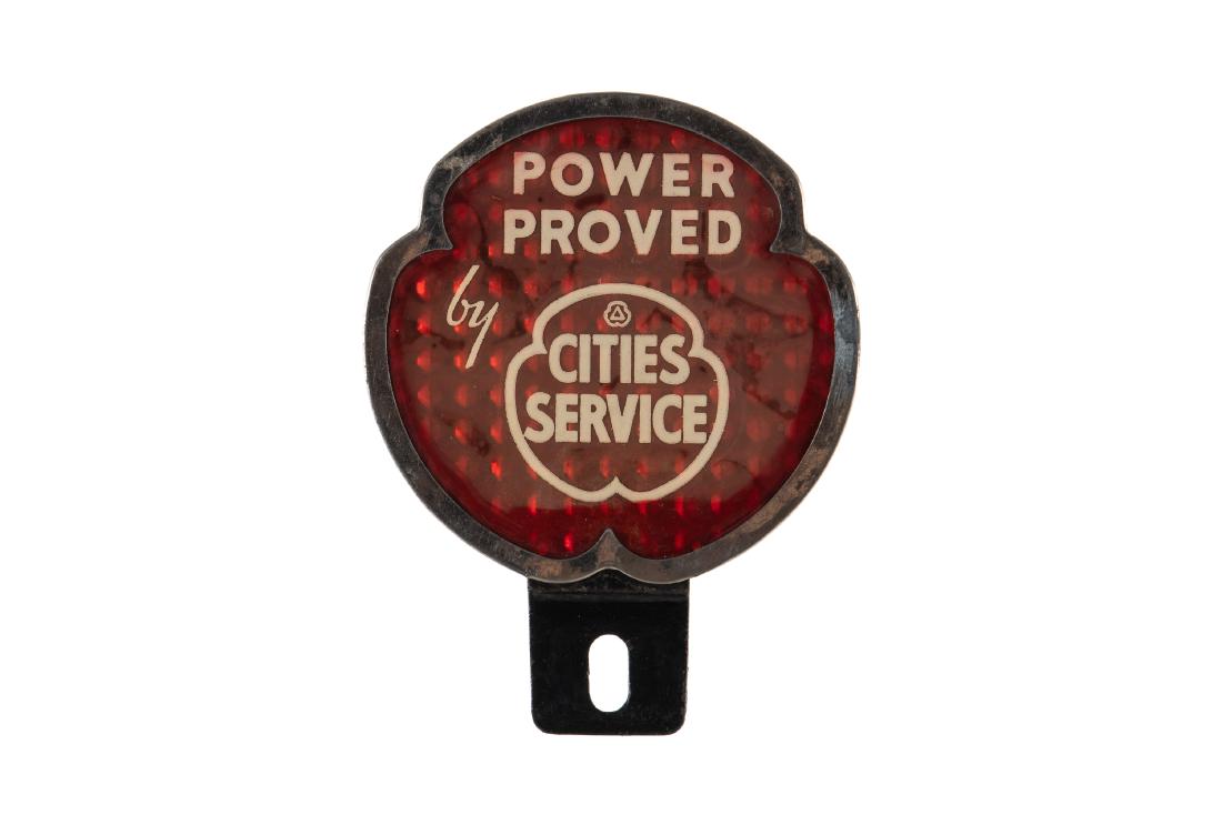 Cities Service Gasoline License Plate Topper (1 of 2)