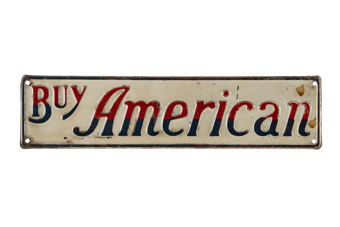 Buy American Tin Sign (1 of 2)