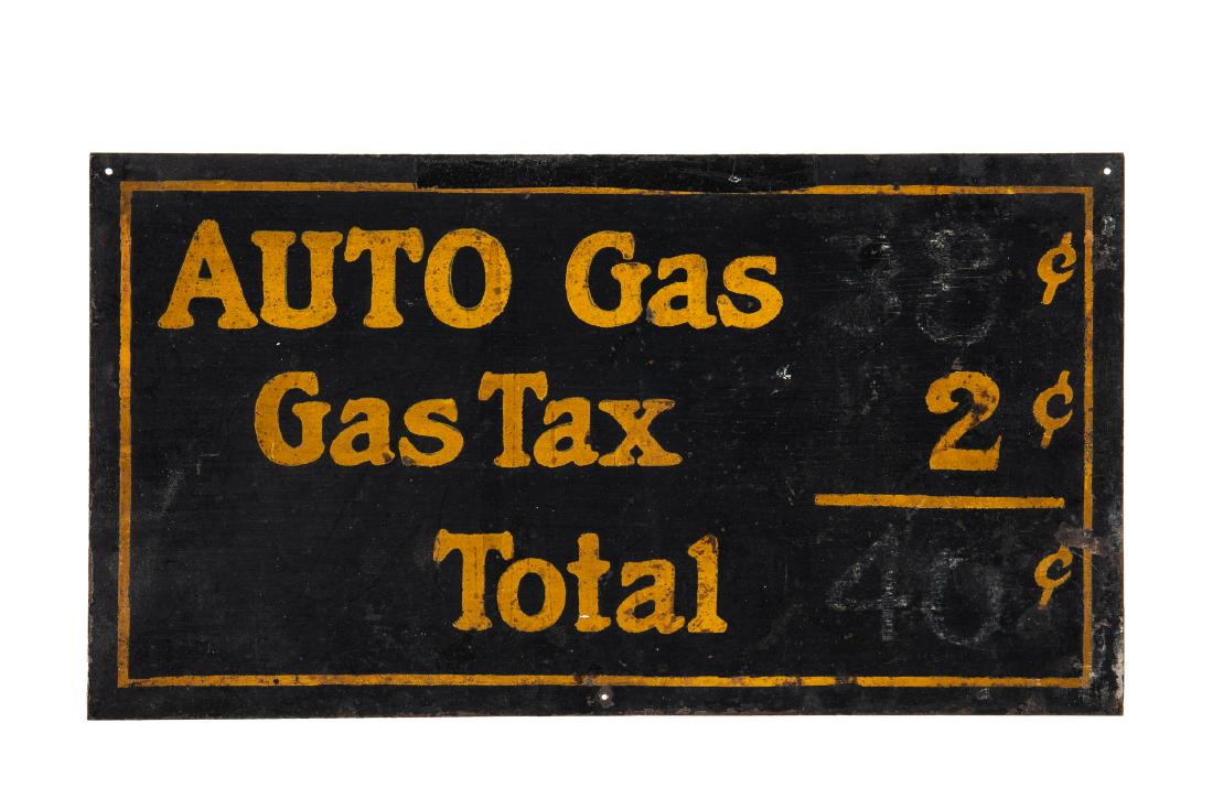 Early Auto Gas Today Tin Sign (1 of 2)