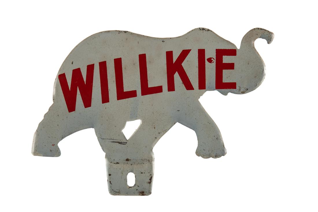 Willkie License Plate Topper (1 of 2)