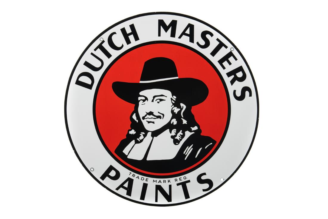 Dutch Masters Paints Porcelain Sign Jun 08 19 Route 32 Auctions In In