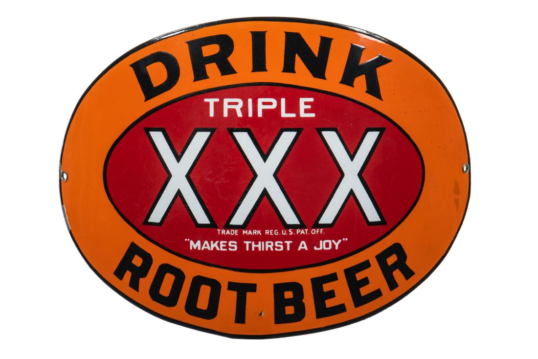 XXX Root Beer Porcelain Sign (1 of 5)