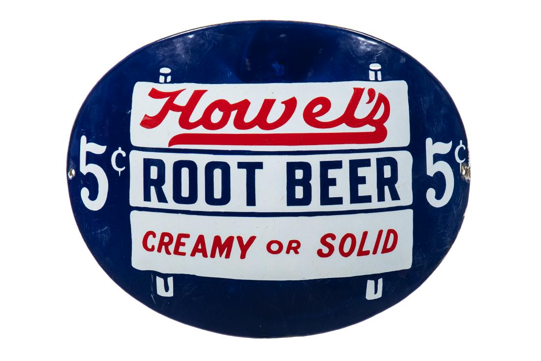 Howel's Root Beer Porcelain Sign (1 of 4)