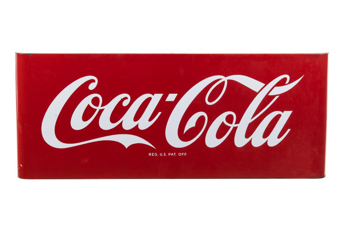 Coca Cola Porcelain Sled Sign (1 of 5)
