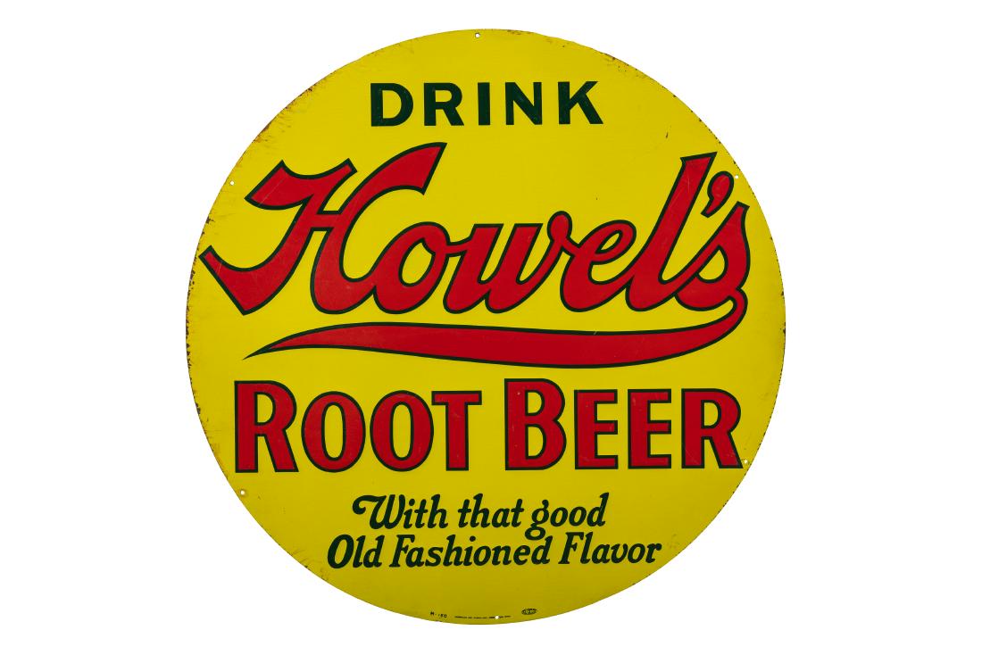 Howel's Root Beer Tin Sign (1 of 5)