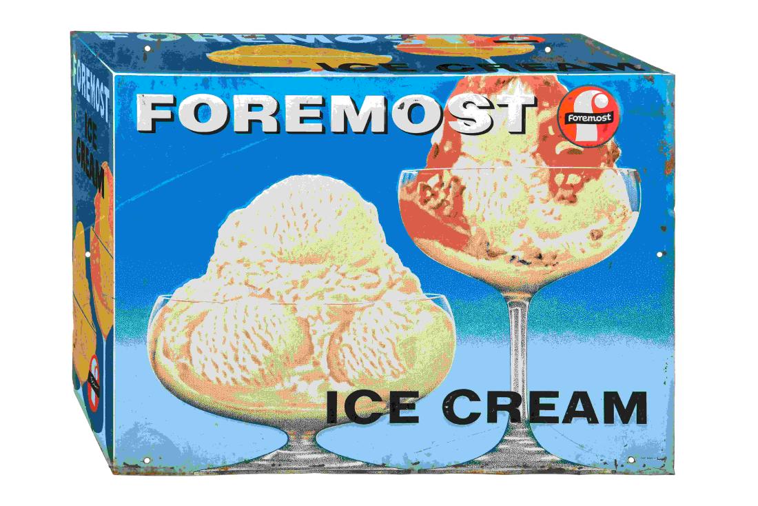 Foremost Ice Cream Tin Sign