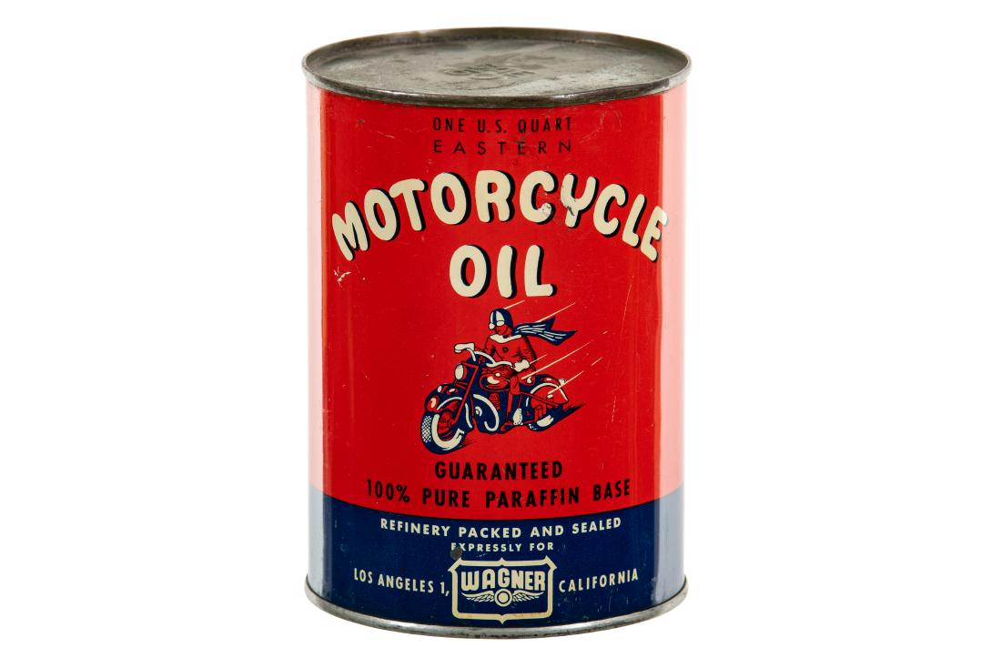 Rare Wagner Motorcycle Oil 1 Quart Can (1 of 5)