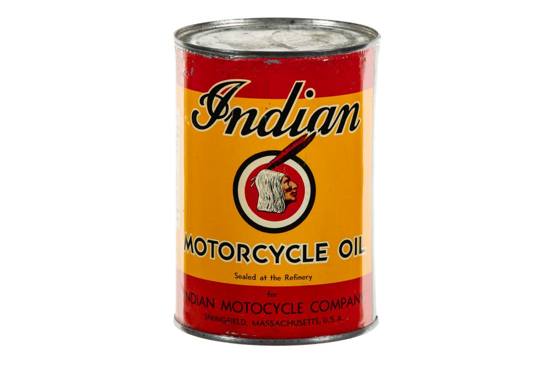 Indian Motorcycle Oil 1 Quart Can Red/Black/Yellow (1 of 3)