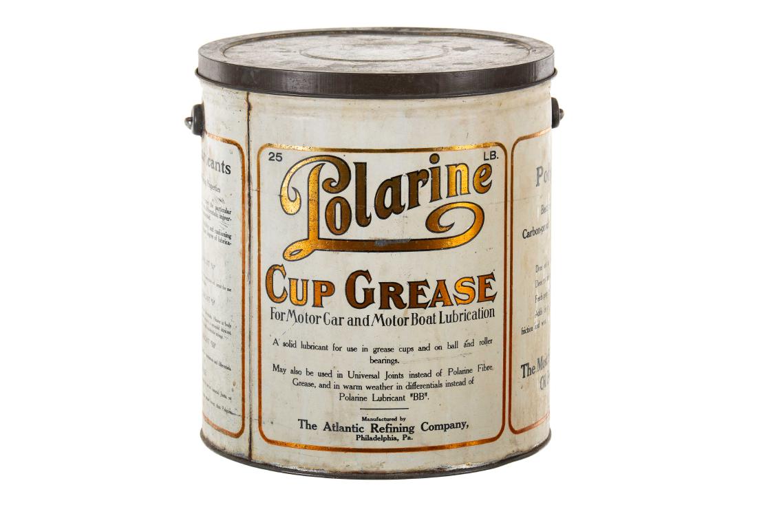 Early Atlantic Refining Polarine Cup Grease can (1 of 4)