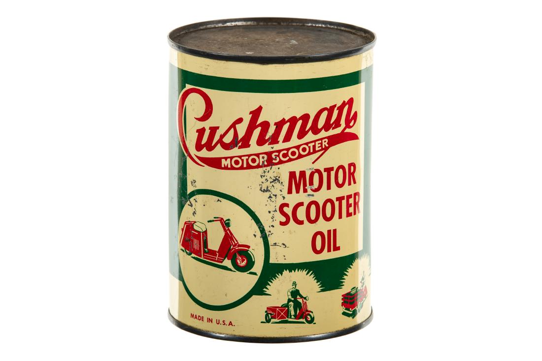 Cushman Motor Scooter Oil 1 Quart Can (1 of 4)