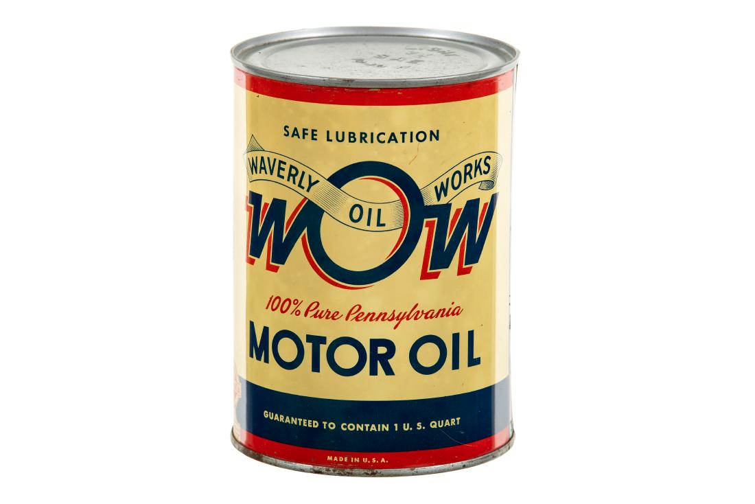 Waverly Wow Motor Oil 1 Quart Can (1 of 3)