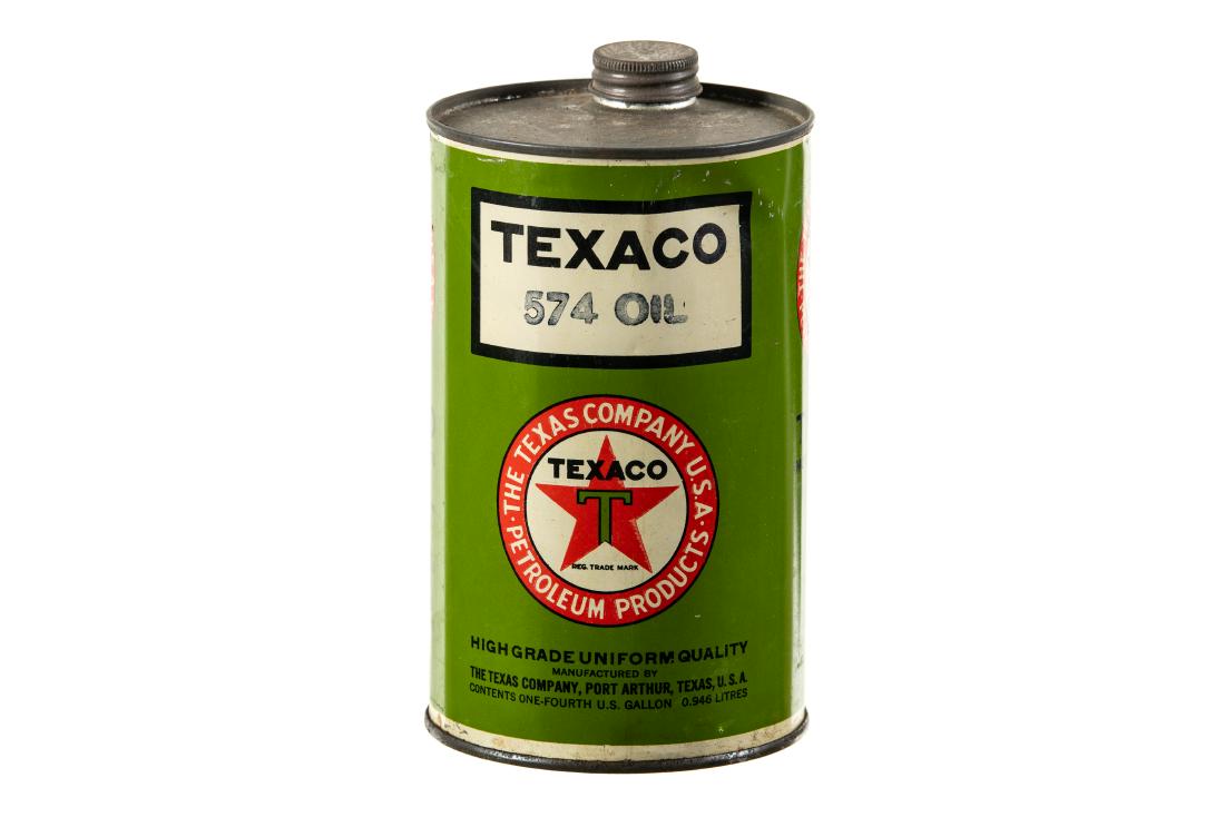 Early Texaco Port Arthur 574 Oil Can (1 of 3)