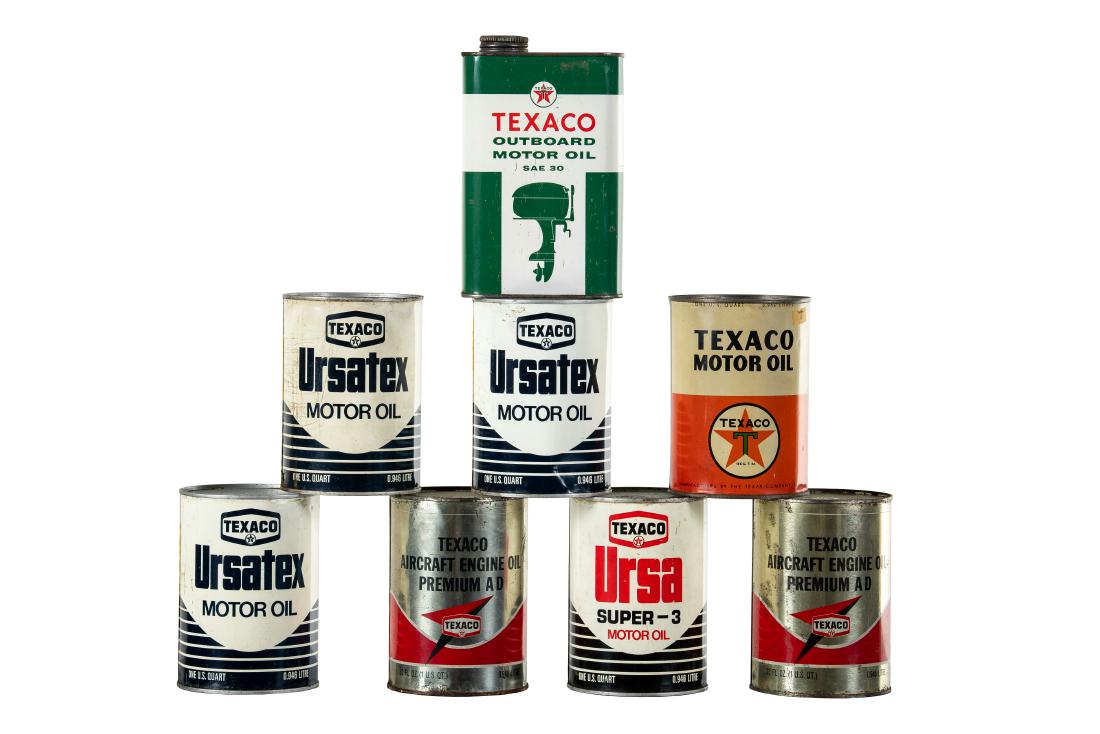 Lot Of Eight 1 Quart Oil Cans (1 of 3)