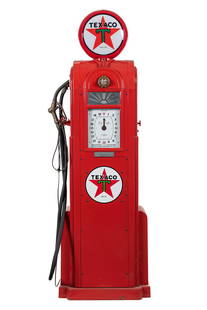 Wayne 866 Clock Face Gas Pump: Wayne 866 clock face. Measures: 77"X26" Rating: Restored Est: $2,500-$4,000
