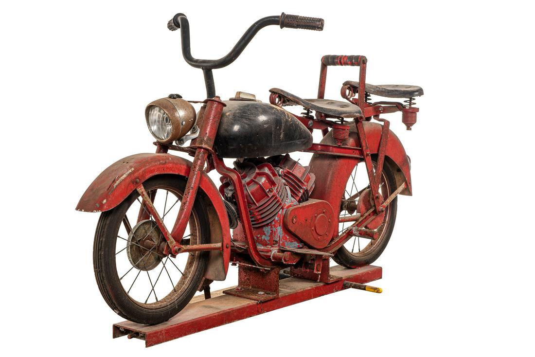 Early 2 Seater Motorcycle Carnival Ride (1 of 2)